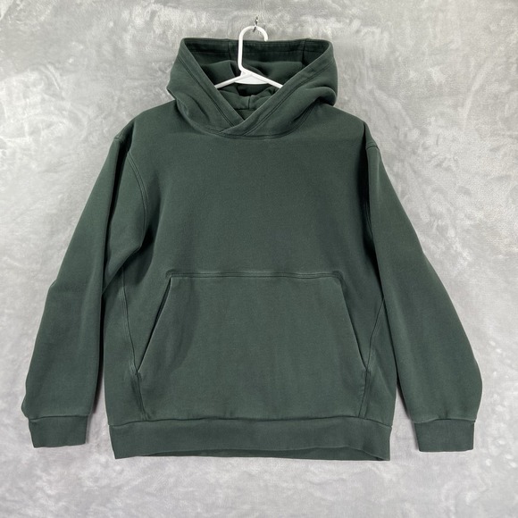 lululemon athletica Other - Lululemon Hoodie men's Small Steady State Pullover Sweatshirt Green Fleece Cozy